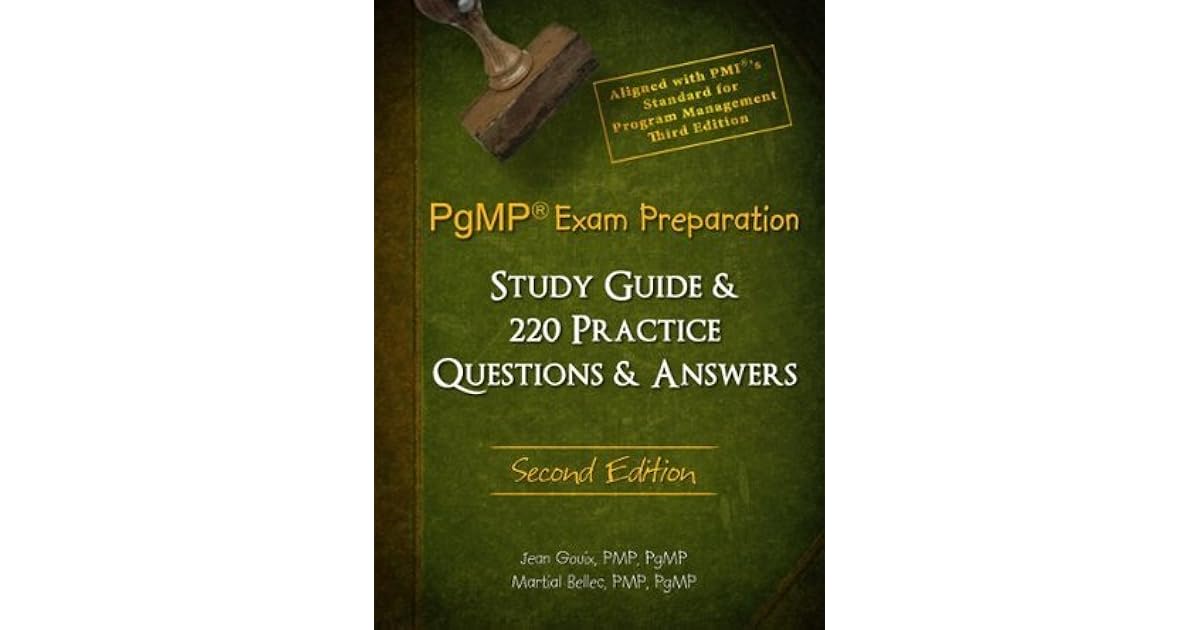 PgMP Probesfragen - PgMP Examengine, PgMP Trainingsunterlagen