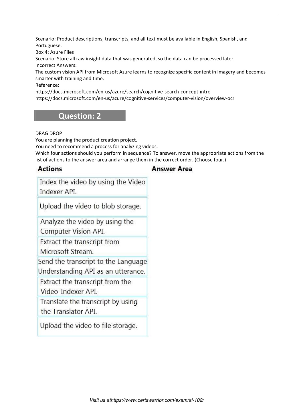 AI-102 PDF Demo, AI-102 Exam & AI-102 Unterlage