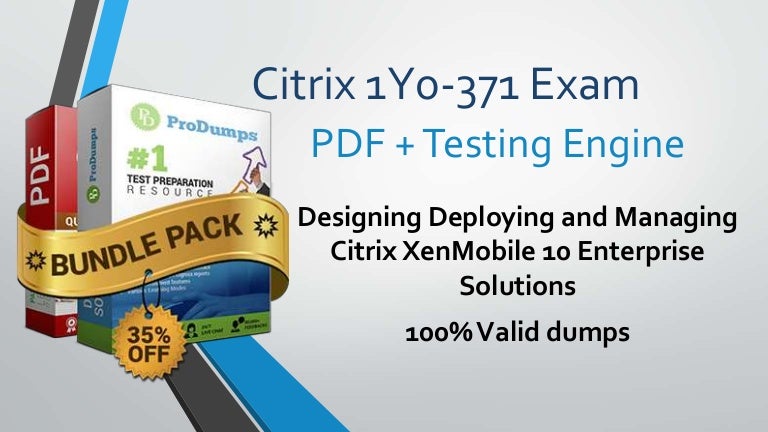 1Y0-341 Zertifizierungsprüfung & Citrix 1Y0-341 Examengine