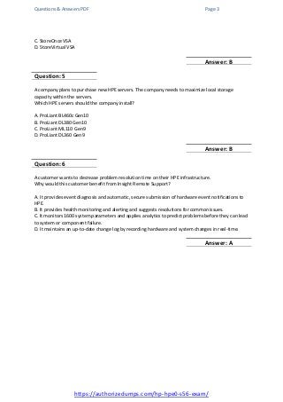 HPE0-S60 Trainingsunterlagen, HPE0-S60 Schulungsunterlagen & HPE0-S60 Prüfungsmaterialien