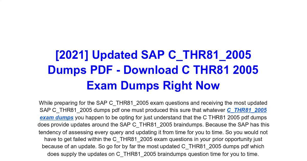 C-THR81-2211 Testking & SAP C-THR81-2211 Tests - C-THR81-2211 Prüfungsvorbereitung