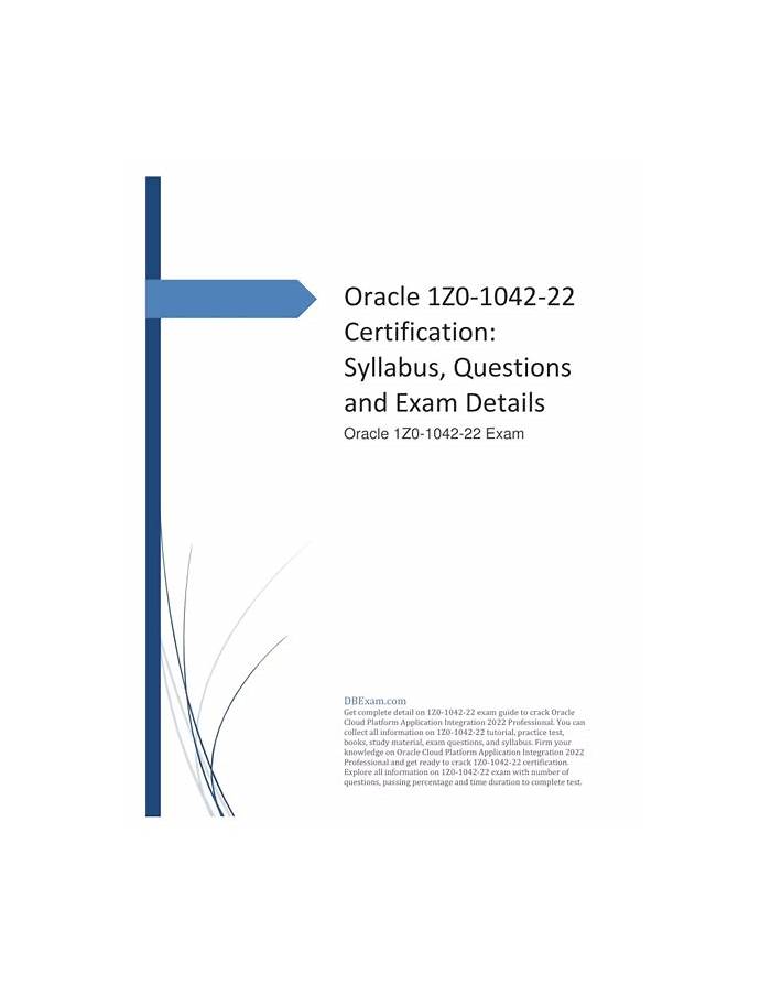 1z0-1042-22 Zertifikatsdemo, 1z0-1042-22 Quizfragen Und Antworten & 1z0-1042-22 Ausbildungsressourcen