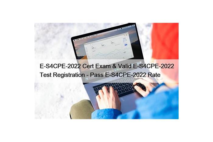 E-S4CPE-2022 Schulungsunterlagen, E-S4CPE-2022 Fragen&Antworten & E-S4CPE-2022 Prüfungs