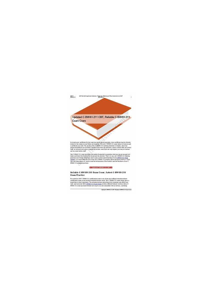 SAP C-BW4H-211 Tests - C-BW4H-211 German, C-BW4H-211 Fragen Und Antworten