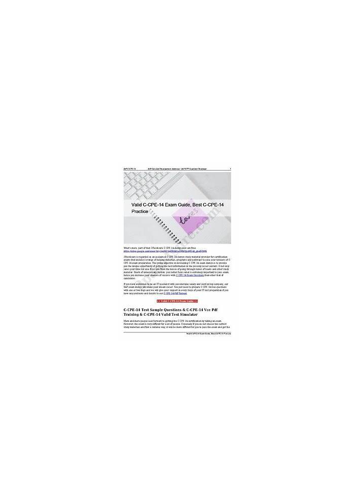 C-CPE-14 Online Prüfung, C-CPE-14 Testfagen & C-CPE-14 PDF Demo