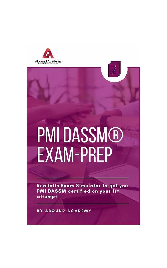 PMI DASSM Buch, DASSM Ausbildungsressourcen & DASSM Online Test