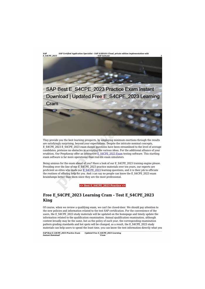 E_S4CPE_2023 Fragen&Antworten, SAP E_S4CPE_2023 Online Test & E_S4CPE_2023 Lerntipps