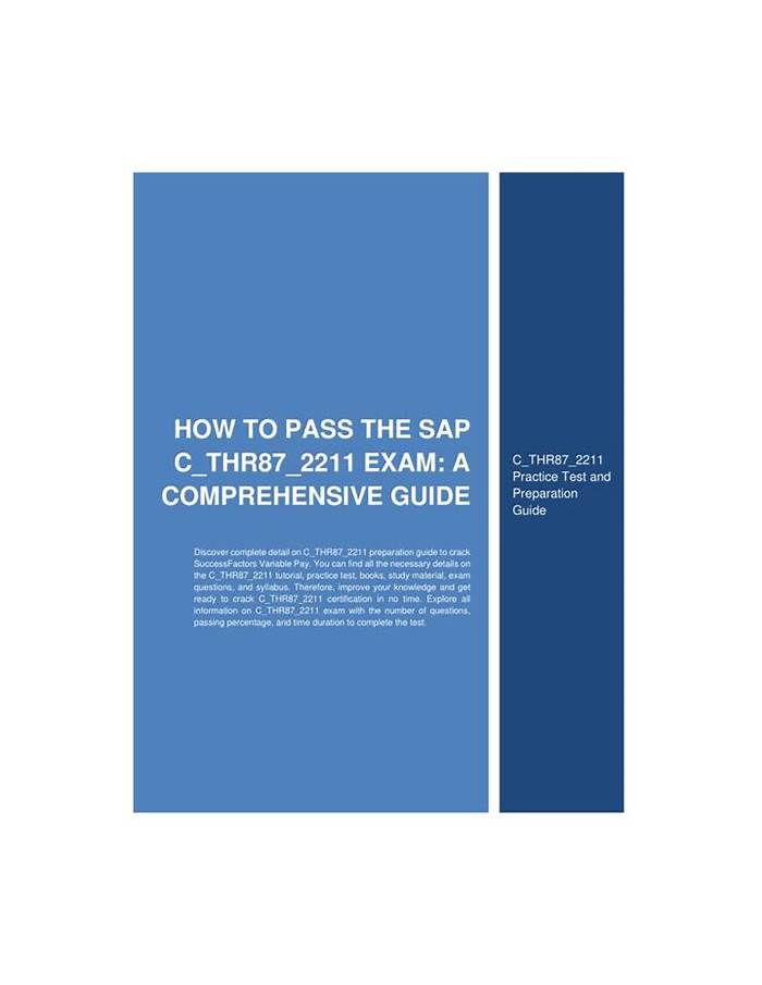 2024 C_THR87_2211 Pruefungssimulationen - C_THR87_2211 Zertifikatsfragen, SAP Certified Application Associate - SAP SuccessFactors Variable Pay 2H/2022 Testking