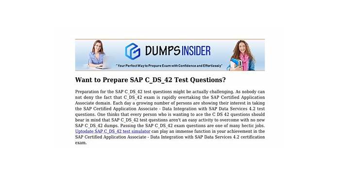 SAP C_DS_42 Testantworten - C_DS_42 Fragen&Antworten