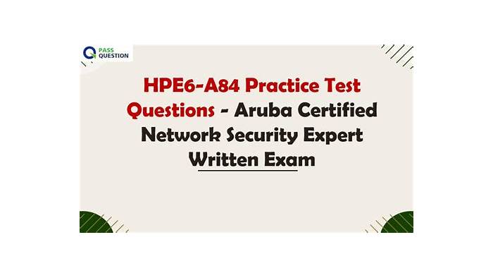 HPE6-A84 Ausbildungsressourcen, HP HPE6-A84 Testking