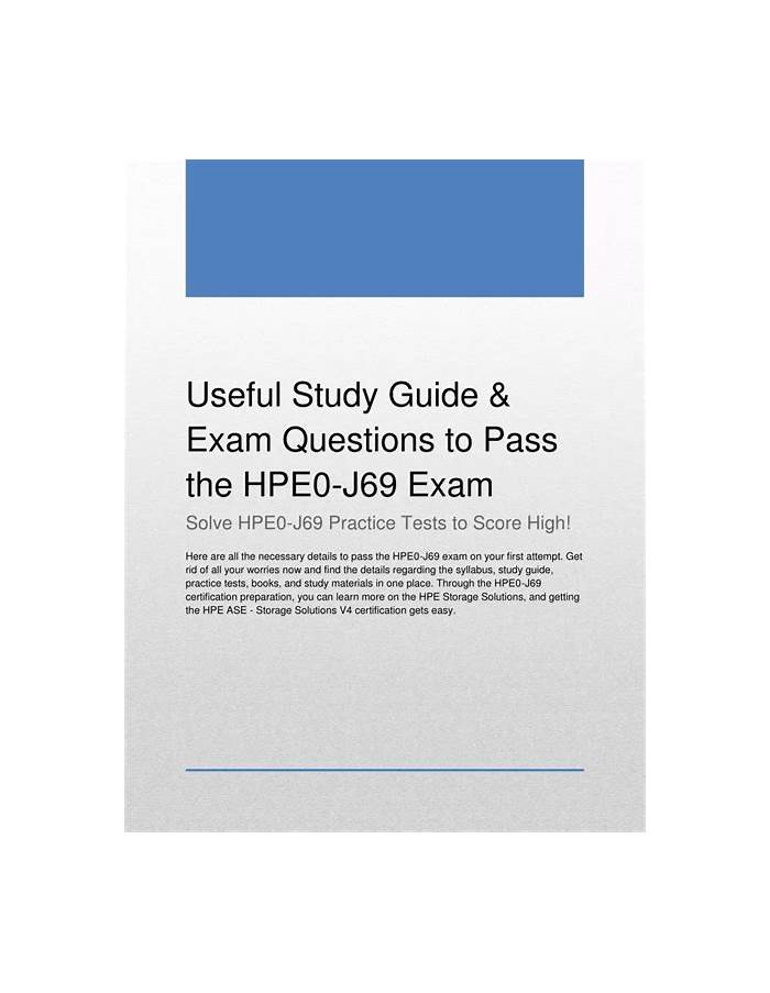 HP HPE0-J69 Musterprüfungsfragen & HPE0-J69 Ausbildungsressourcen