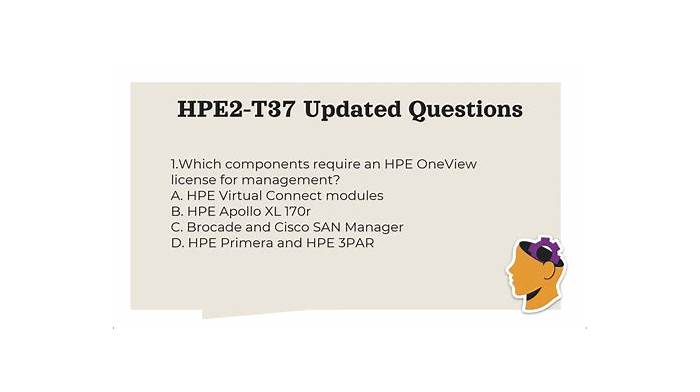 2024 HPE2-T37 Probesfragen & HPE2-T37 Prüfungs - Using HPE OneView Quizfragen Und Antworten