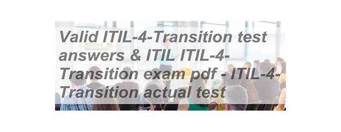 ITIL-4-Transition PDF - ITIL ITIL-4-Transition Deutsche, ITIL-4-Transition PDF