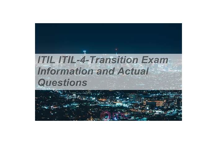 ITIL-4-Transition Quizfragen Und Antworten & ITIL-4-Transition Prüfungsaufgaben