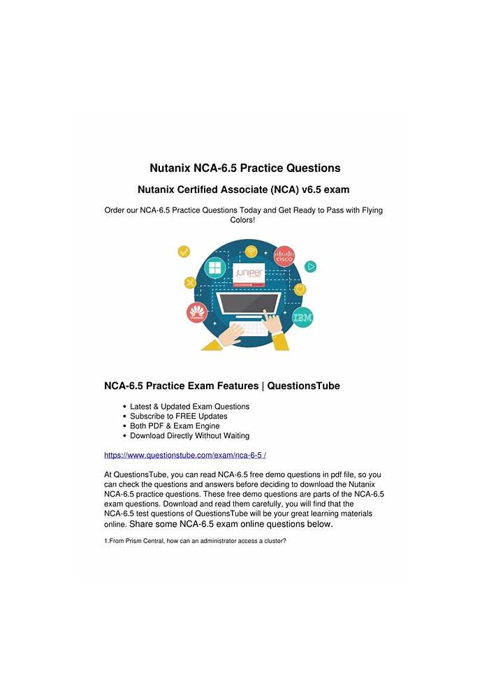 Nutanix NCA-6.5 PDF & NCA-6.5 Zertifizierungsantworten - NCA-6.5 Musterprüfungsfragen