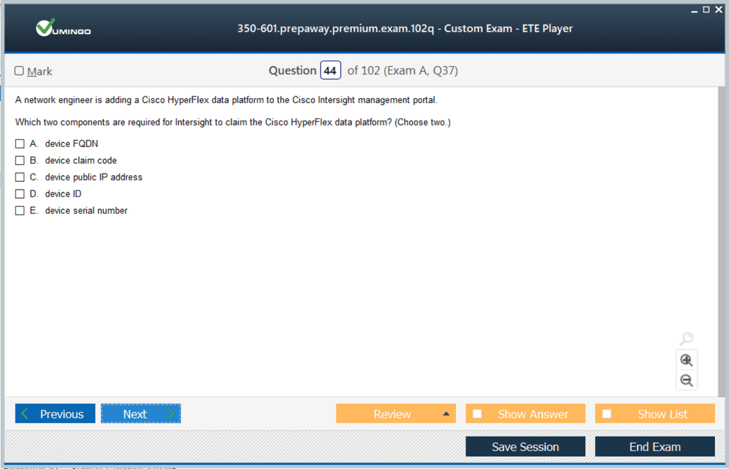 350-601 Prüfungsinformationen - Cisco 350-601 Unterlage