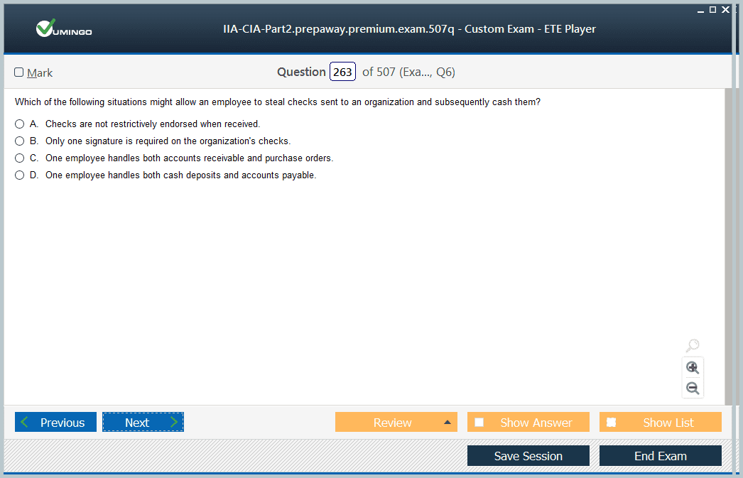 IIA IIA-CIA-Part3-KR Ausbildungsressourcen, IIA-CIA-Part3-KR Zertifizierungsfragen