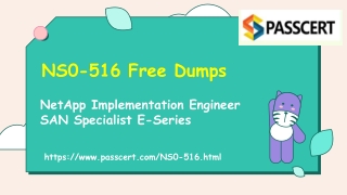 2024 NS0-516 Prüfungsinformationen - NS0-516 Buch, NetApp Implementation Engineer SAN Specialist E-Series (NCIE) Dumps Deutsch