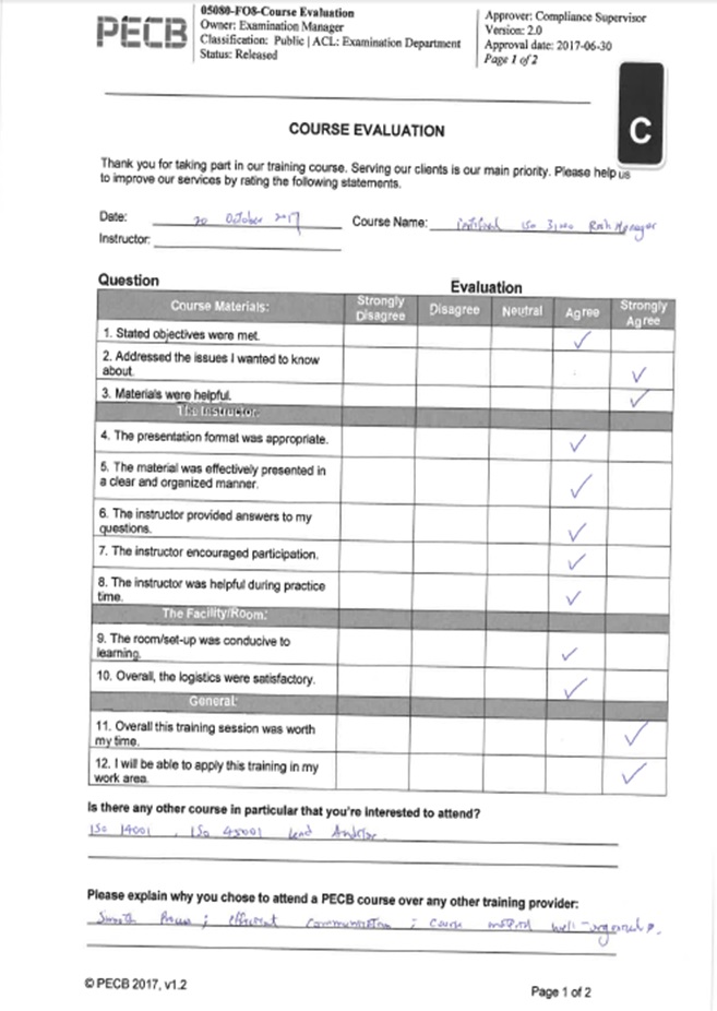 ISO-IEC-27001-Lead-Implementer Trainingsunterlagen - ISO-IEC-27001-Lead-Implementer PDF Testsoftware, ISO-IEC-27001-Lead-Implementer Prüfung