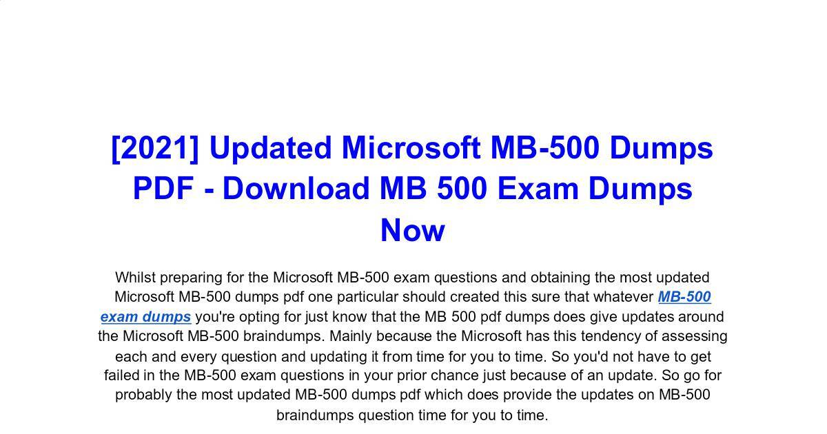 Microsoft MB-500 Deutsche & MB-500 Exam - MB-500 Buch