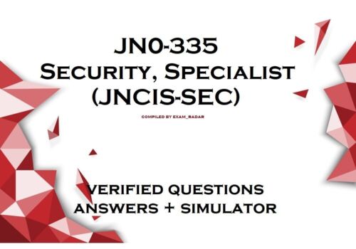 2024 JN0-335 Buch & JN0-335 Exam - Security, Specialist (JNCIS-SEC) Prüfungs