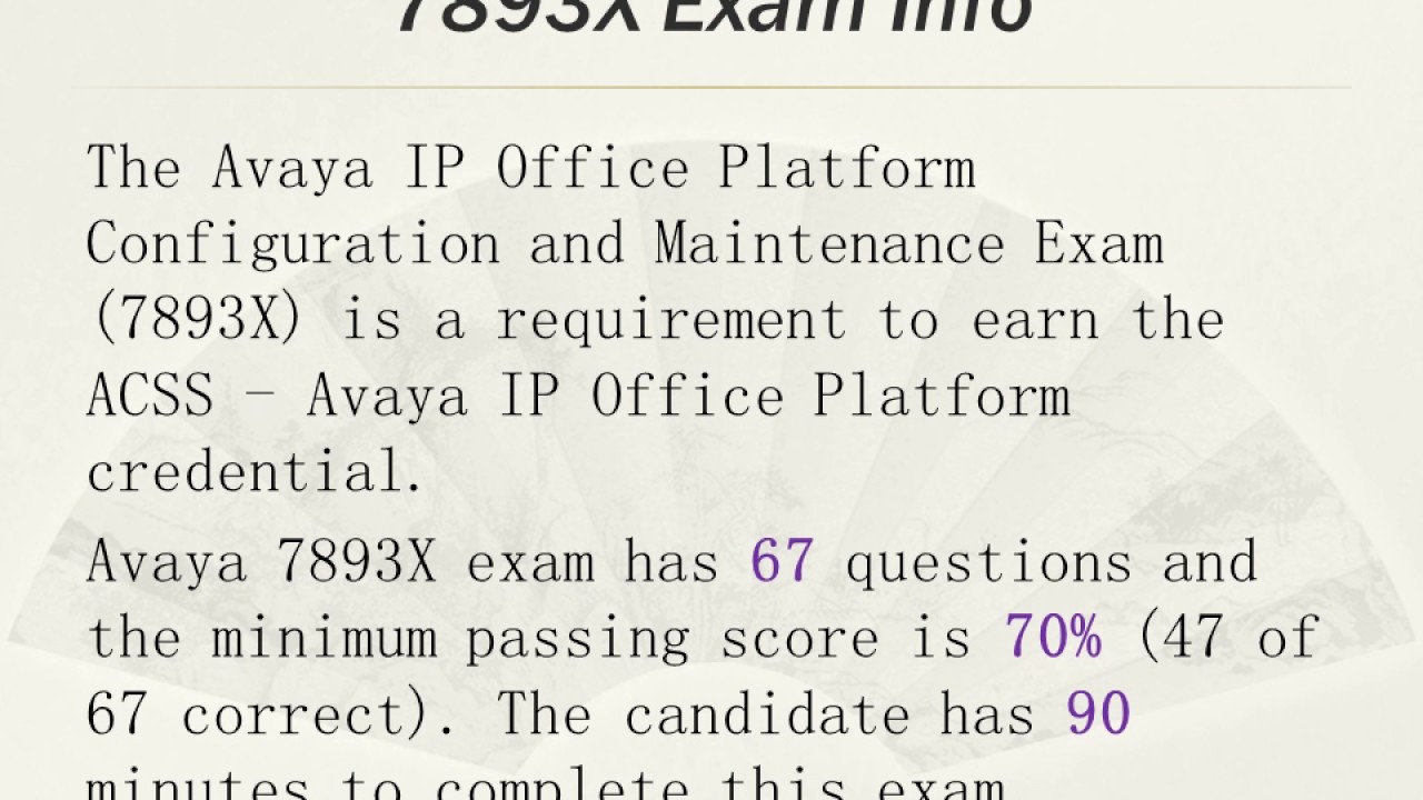 2024 71801X Schulungsangebot - 71801X Prüfungsaufgaben, Avaya Messaging Support Certified Exam Testking