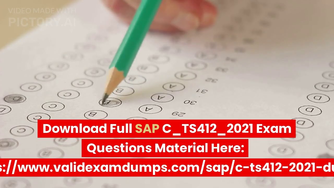 C-TS412-2021 Prüfungsfrage - SAP C-TS412-2021 Antworten, C-TS412-2021 Exam