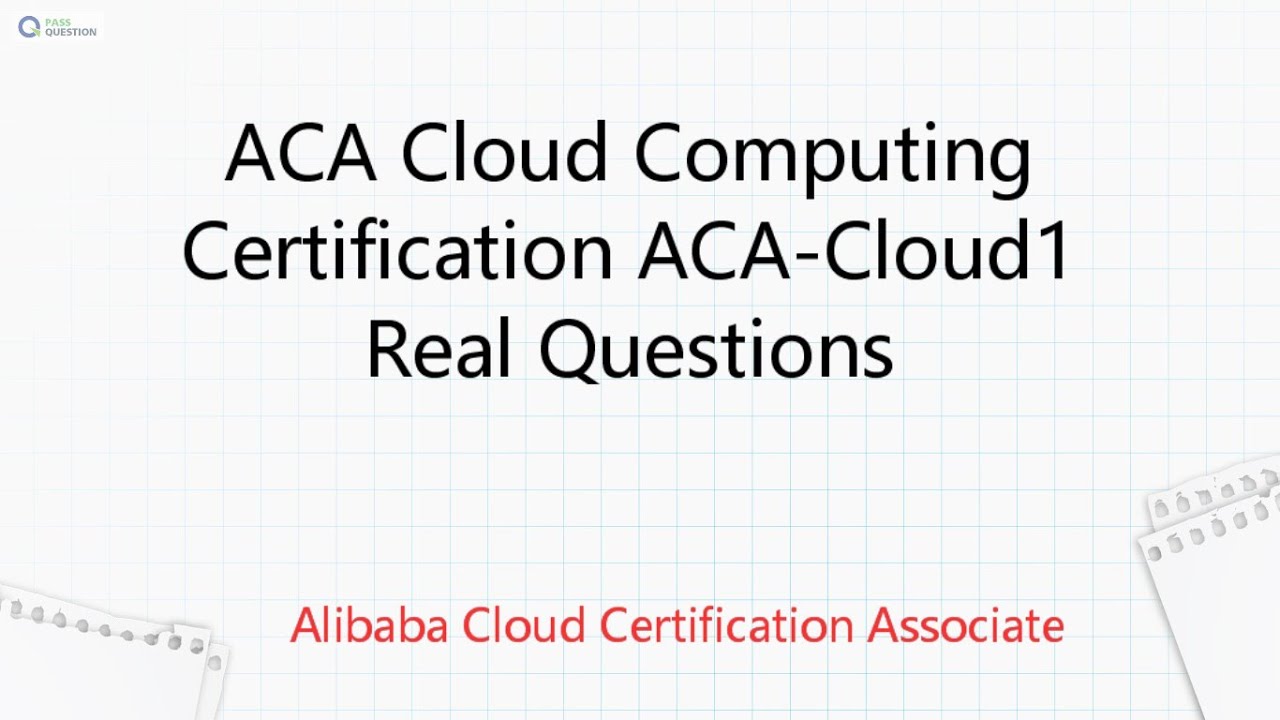 2024 ACA-Cloud1 Echte Fragen & ACA-Cloud1 Fragenpool - ACA Cloud Computing Associate Deutsche